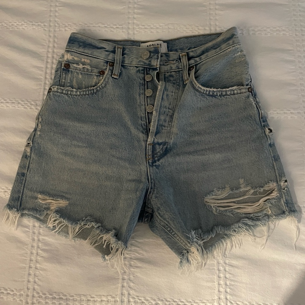 Agolde denim shorts